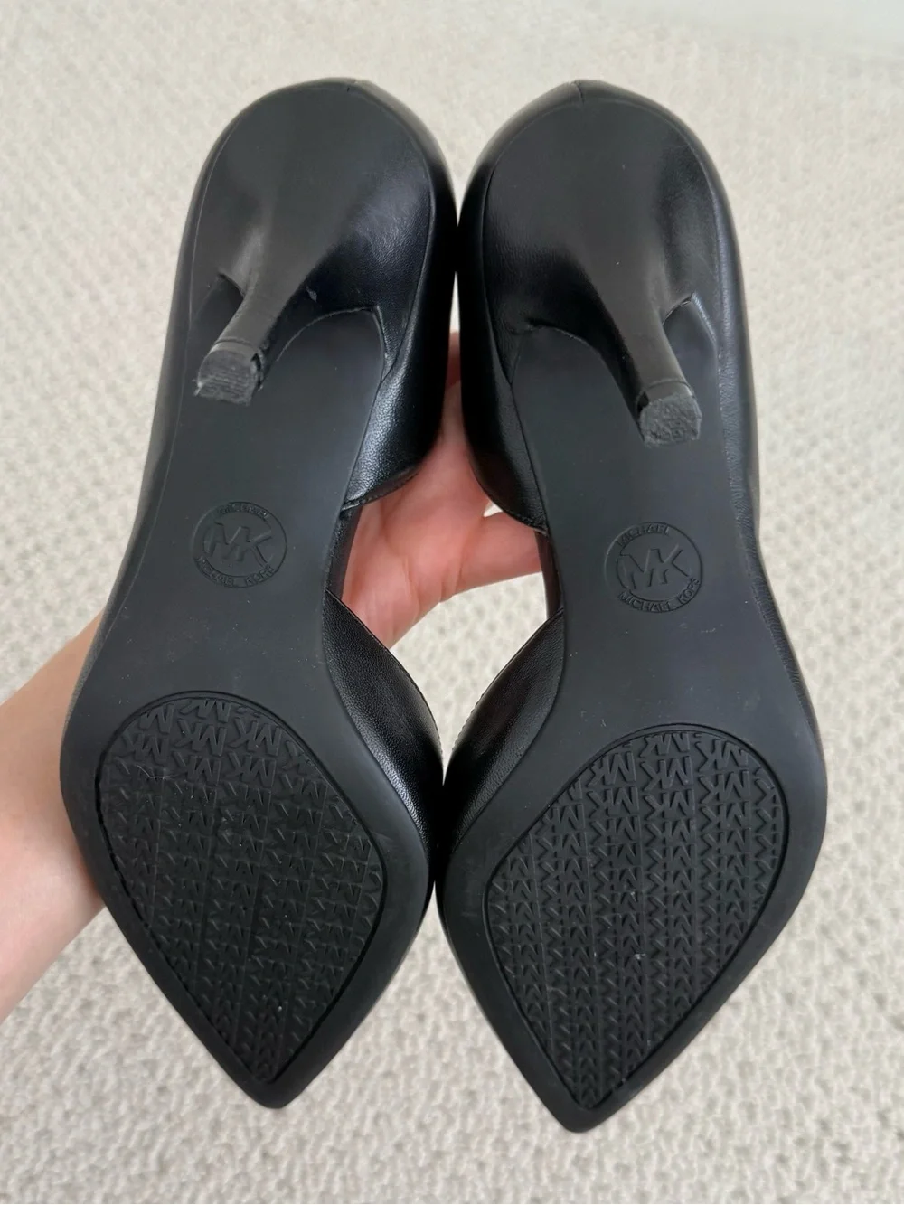 Michael Kors Black Leather Heels